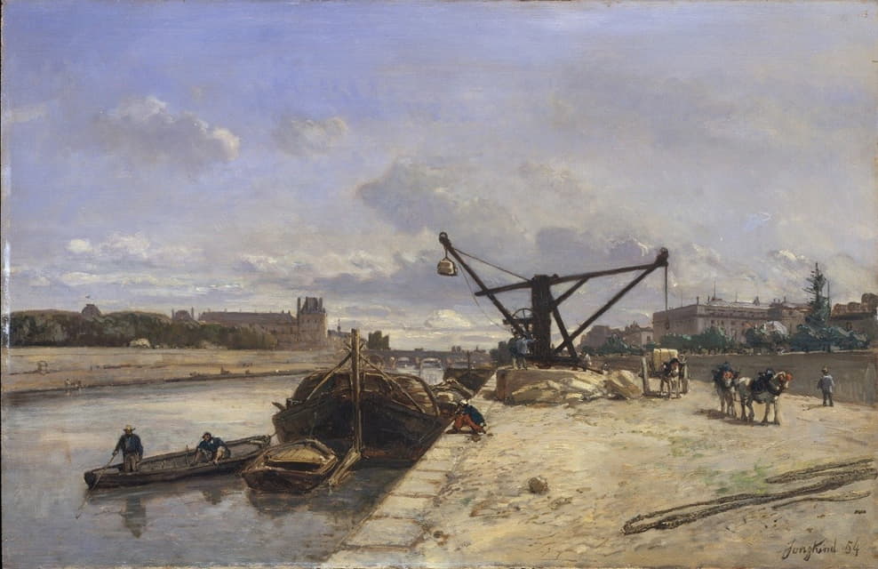 Johan Barthold Jongkind - View from the Quai d’Orsay