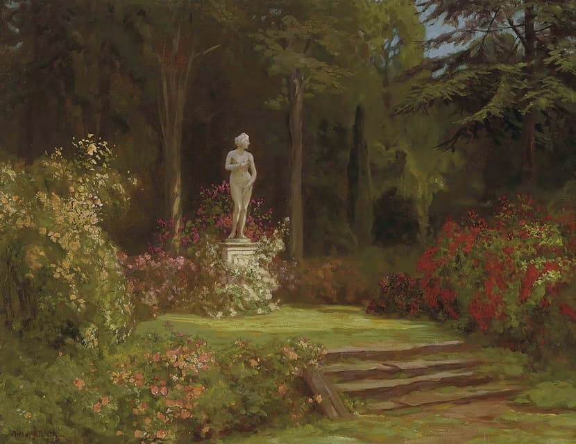 Arthur John Black - The rose garden