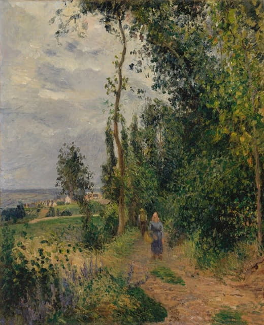 Camille Pissarro - Côte des Grouettes, near Pontoise