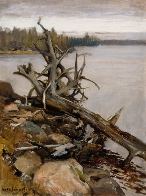 Eero Järnefelt - Dead Pine in the Water