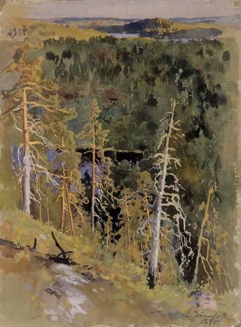 Eero Järnefelt - Forest Landscape