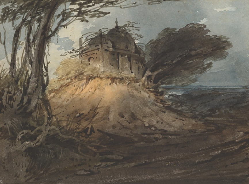 George Chinnery - Indian Temple