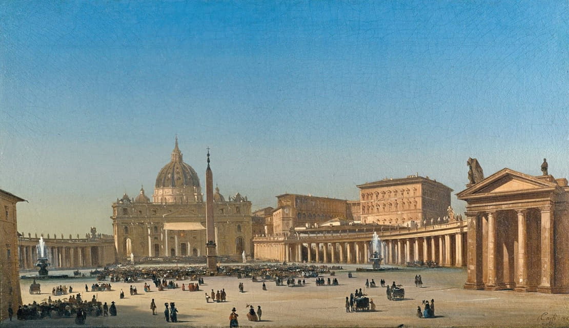 罗马圣彼得广场庇护九世的祝福