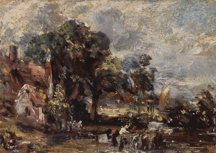 John Constable - Sketch for ‘The Haywain’