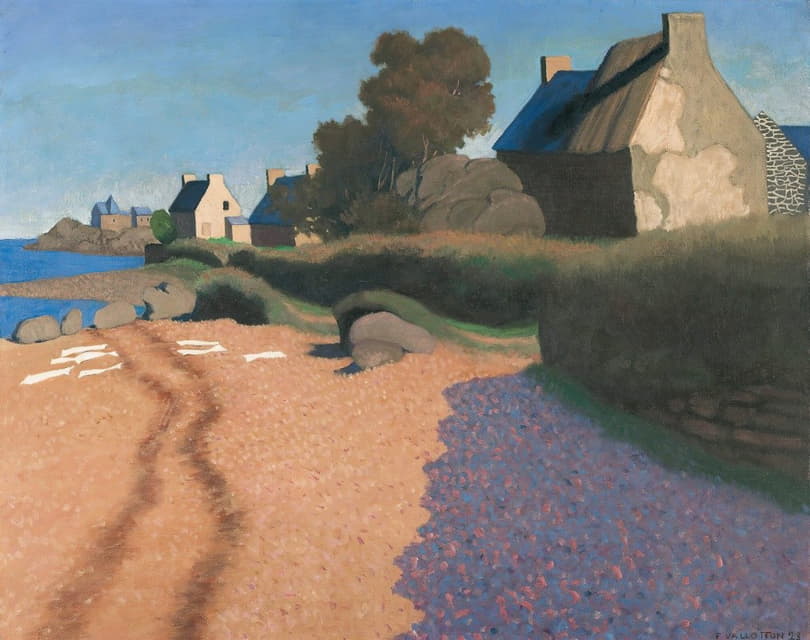 Félix Vallotton - Landscape At Loguivy