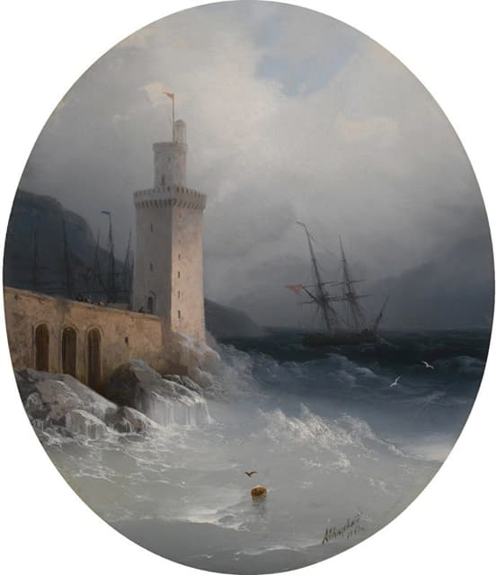 Ivan Konstantinovich Aivazovsky - View Of The Amalfi Coast