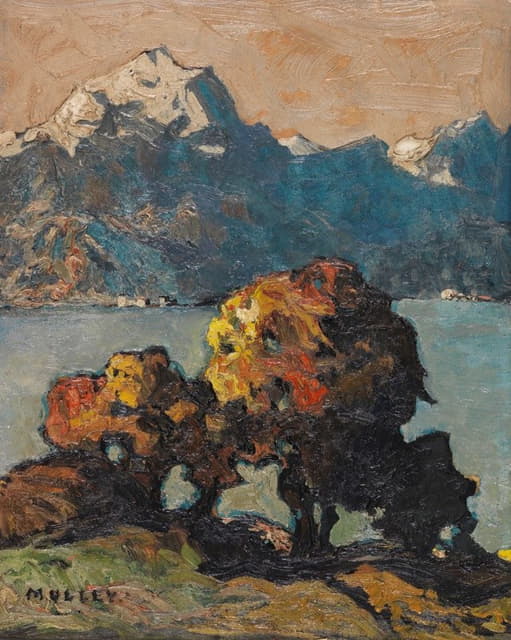 Oskar Mulley - Herbstlicher Blick über den Gardasee