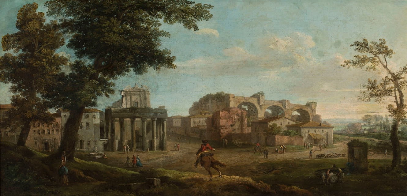 Paolo Anesi - View of Rome