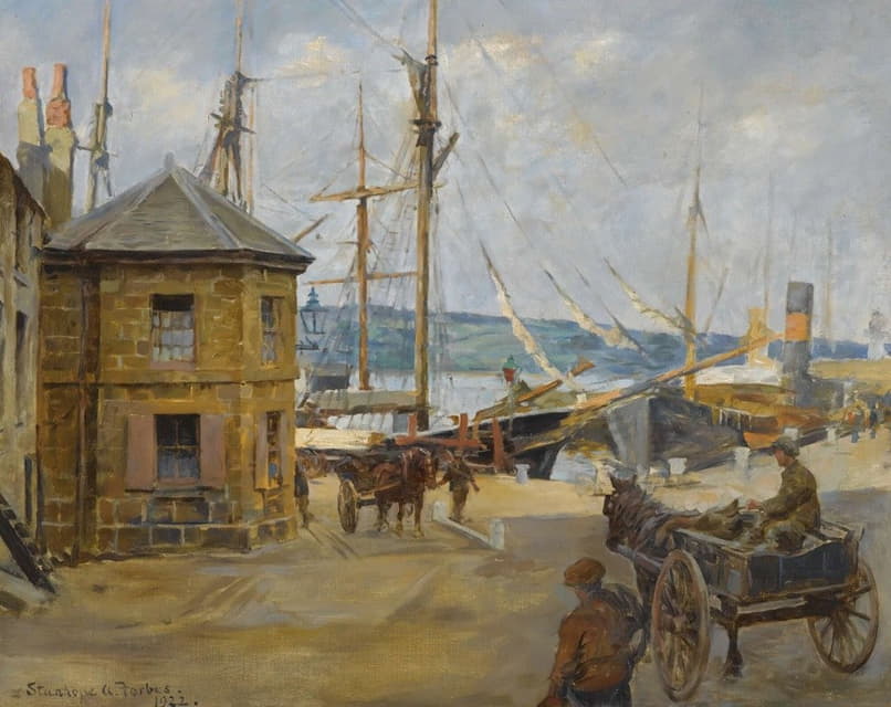 Stanhope Alexander Forbes - The Old Weighing House, Penzance