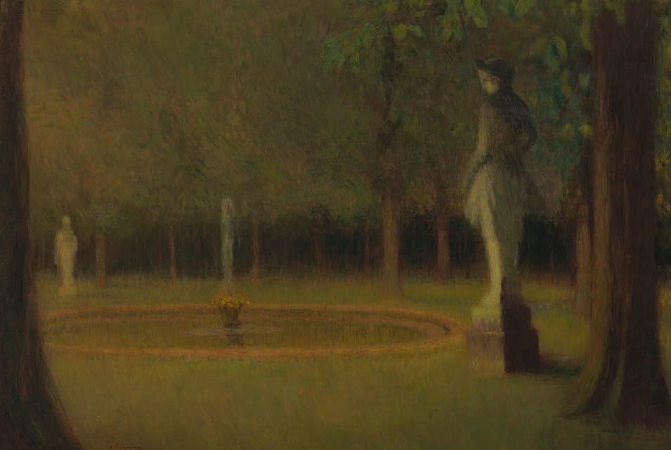 Henri Le Sidaner - Les Statues Dans Le Parc De Versailles