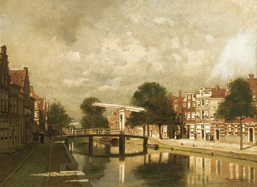 Johannes Christiaan Karel Klinkenberg - A View Of A Dutch Town