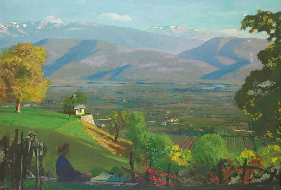 Jules Leon Flandrin - Gresivaudan landscape