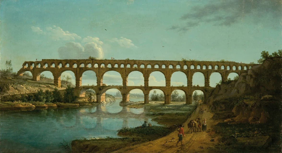 Paul Grégoire - View Of The Pont Du Gard