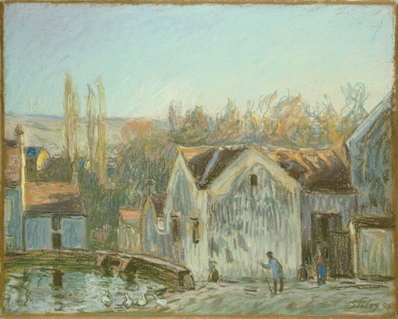 Alfred Sisley - A Corner of Moret-sur-Loing