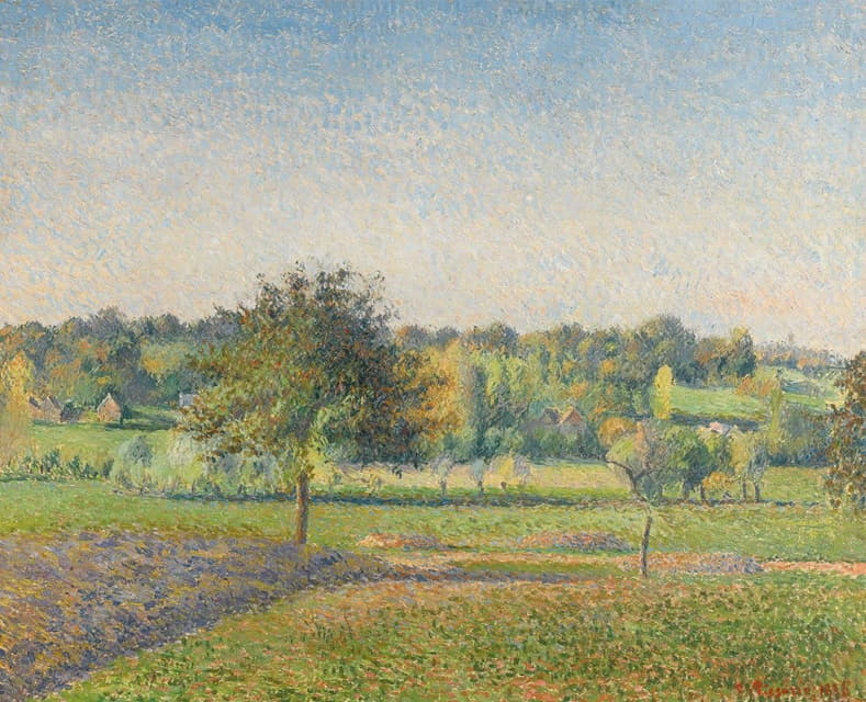 Camille Pissarro - Prairie À Éragny