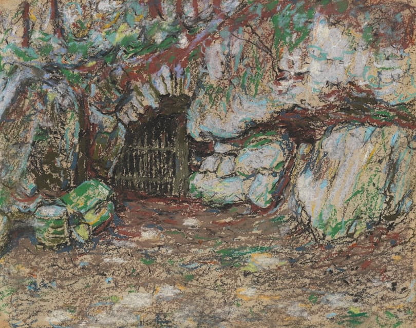 Christian Rohlfs - Grotte im Park Weimar