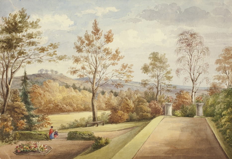 Elizabeth Murray - Terrace at Wentworth Castle