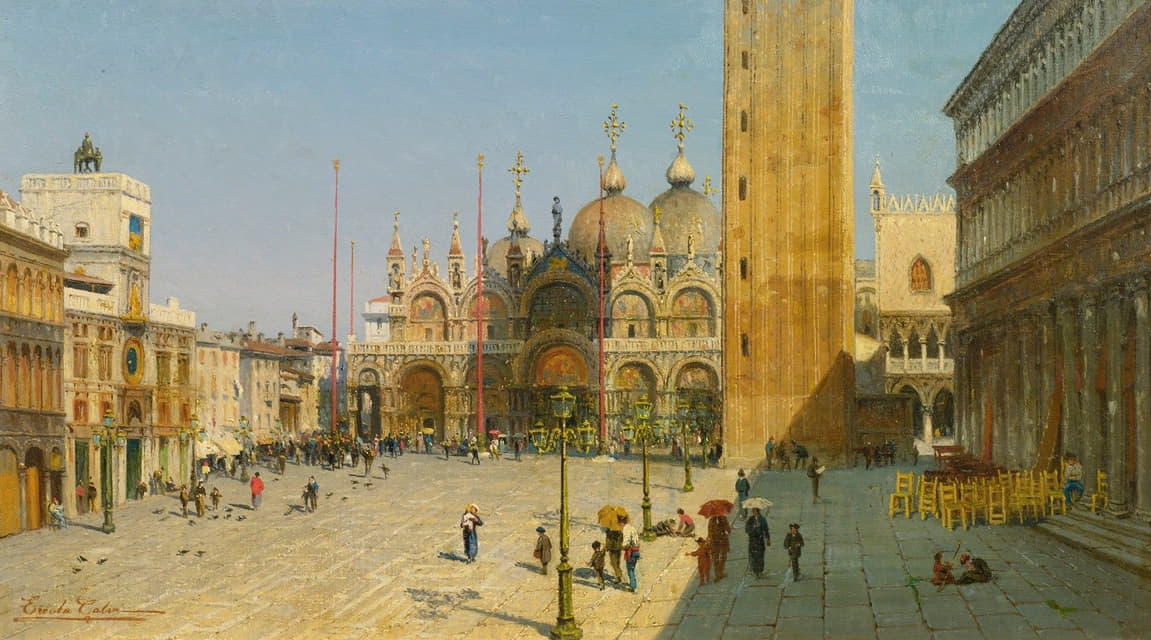 Ercole Calvi - Piazza San Marco