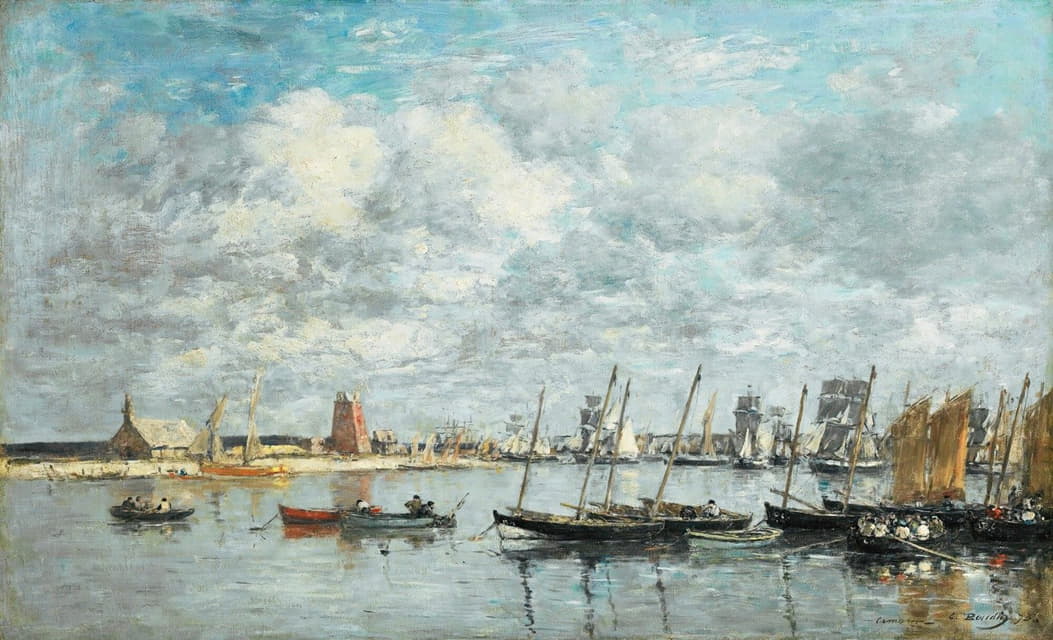 Eugène Boudin - Camaret, Le Port
