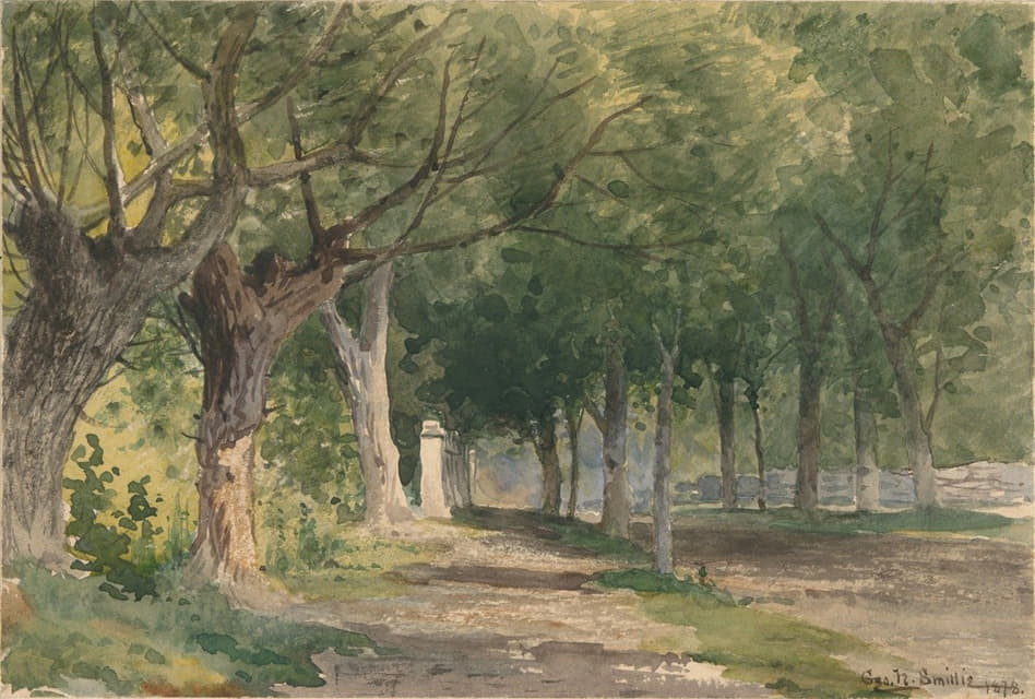 George Henry Smillie - Avenue of Trees