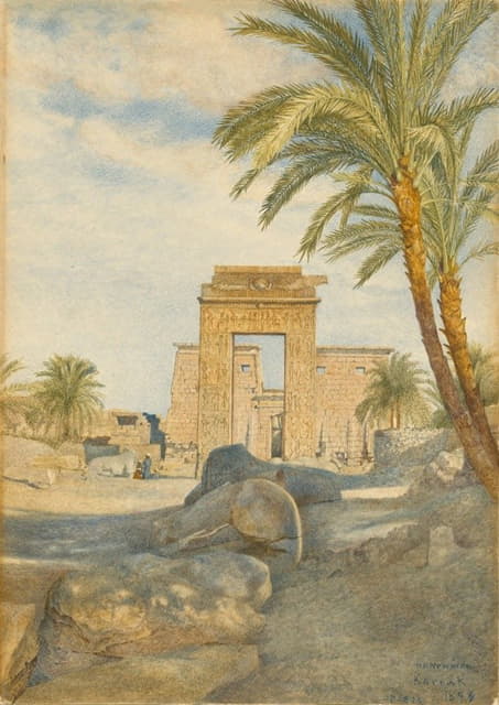 Henry Roderick Newman - The Temple at Karnak