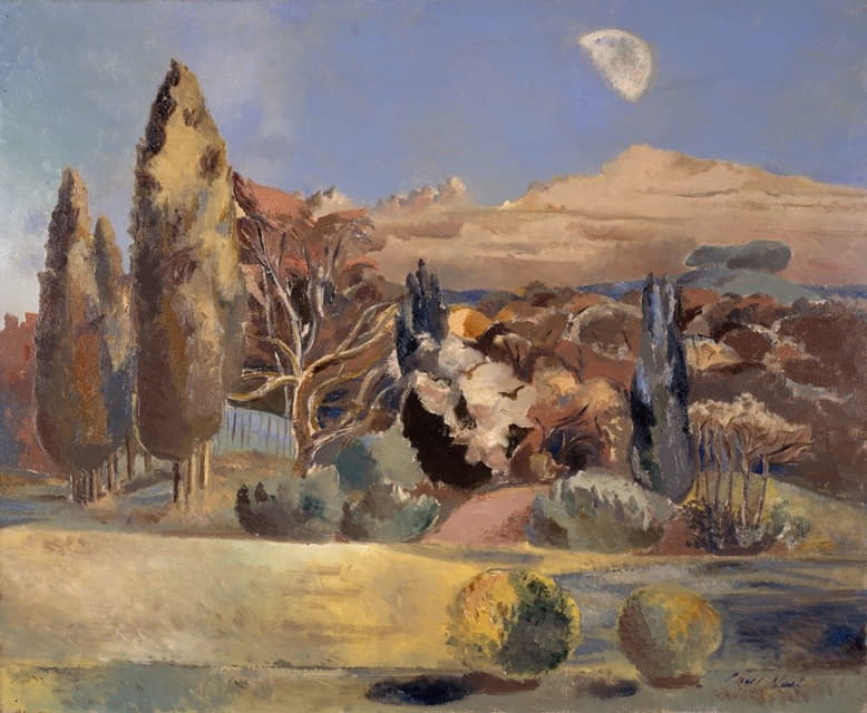 Paul Nash - Landscape of the Moon’s First Quarter