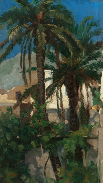 Francis Davis Millet - Palms, Capri