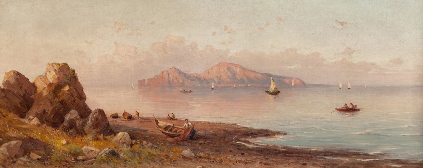 Henryk Cieszkowski - A view of Capri