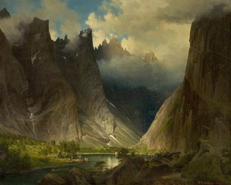 Johan Fredrik Eckersberg - Valley of Romsdalen