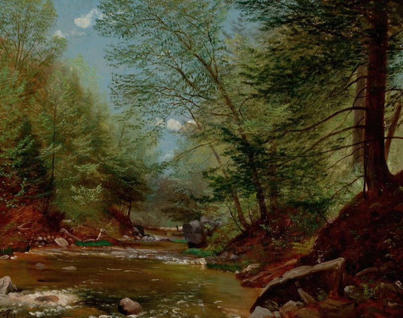 Nelson Augustus Moore - Fly Fishing