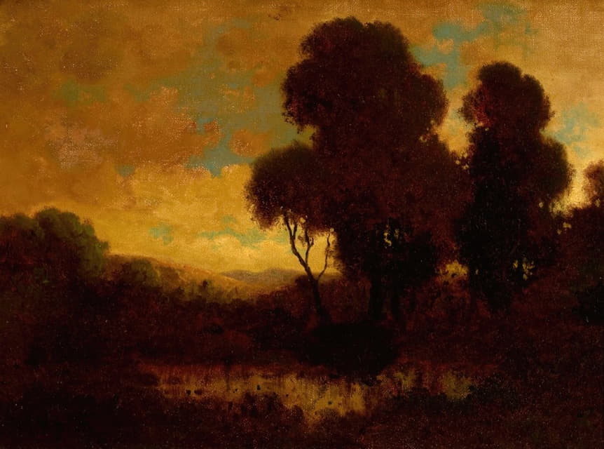 William Keith - Evening Landscape