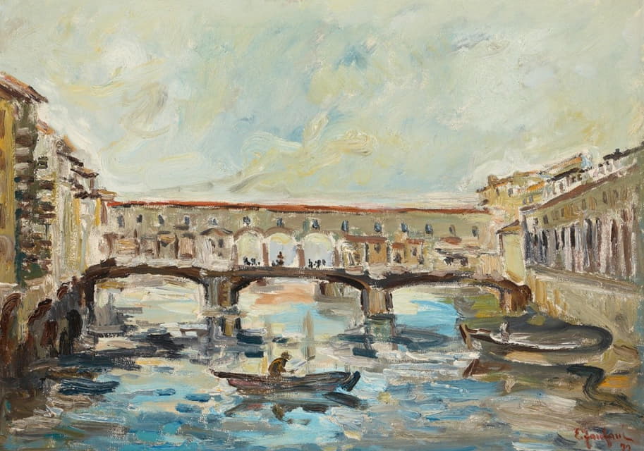Enzo Fanfani - Ponte Vecchio in Florence