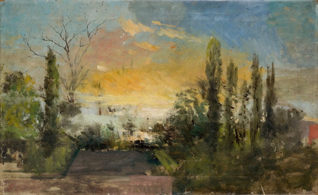Hipolit Lipiński - Landscape from Rabka