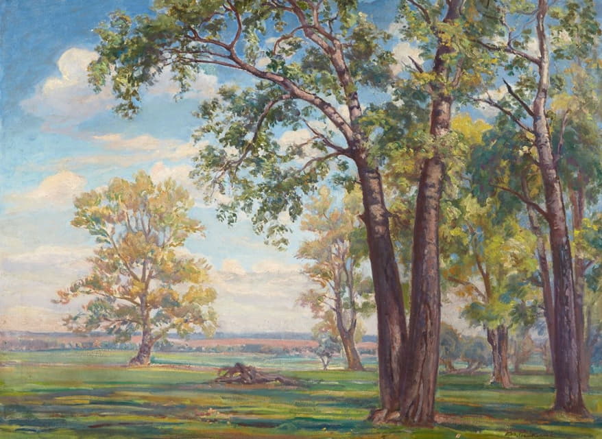 Ignacy Pieńkowski - Forest Landscape