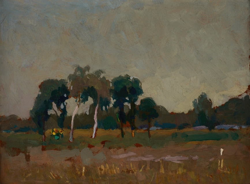 Jan Stanislawski - Trees on the Meadow