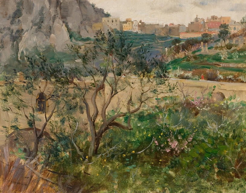 Louis Ritter - View of Capri