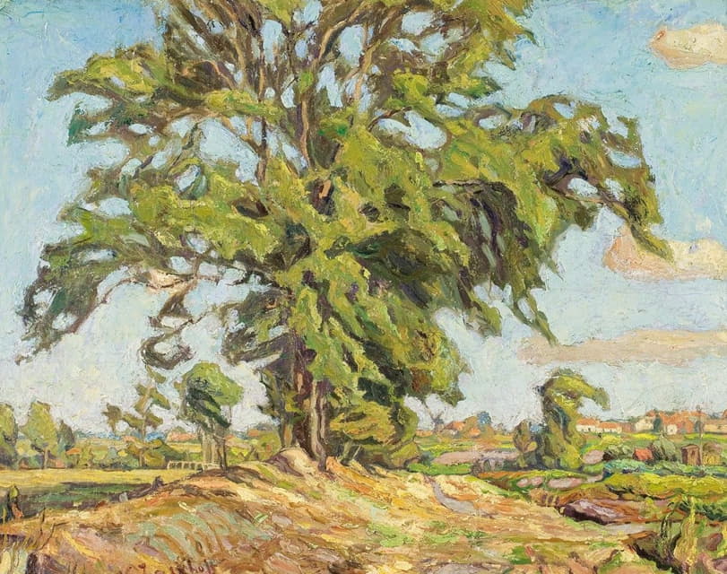 Nikolai Alexandrovich Tarkhov - Tree Outside the Village