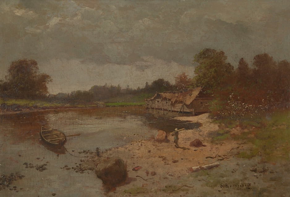 Seweryn Bieszczad - Landscape with a Pond