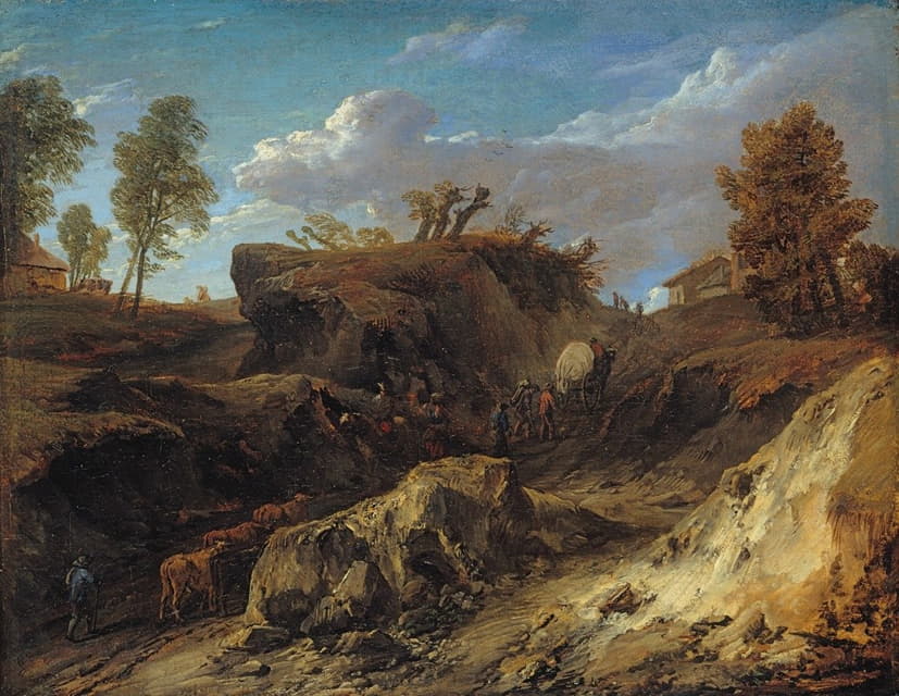 Cornelis Huysmans - The Hollow Road