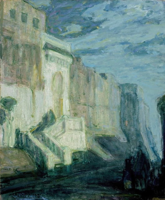 Henry Ossawa Tanner - Moonlight; Walls of Tangiers