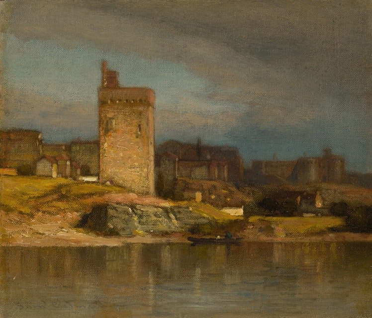 Samuel Colman - Old Tower at Avignon