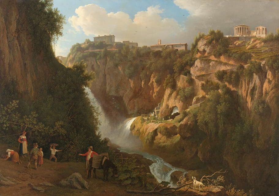 Abraham Teerlink - The Waterfall at Tivoli