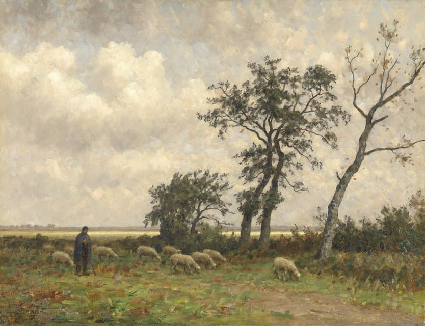 Alphonse Stengelin - Landscape in Drenthe