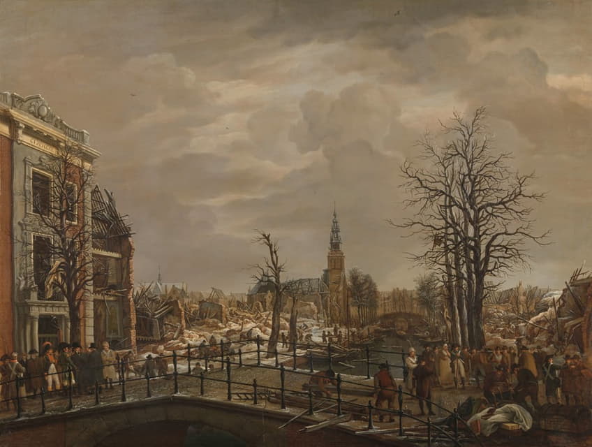 Carel Lodewijk Hansen - The Rapenburg in Leiden
