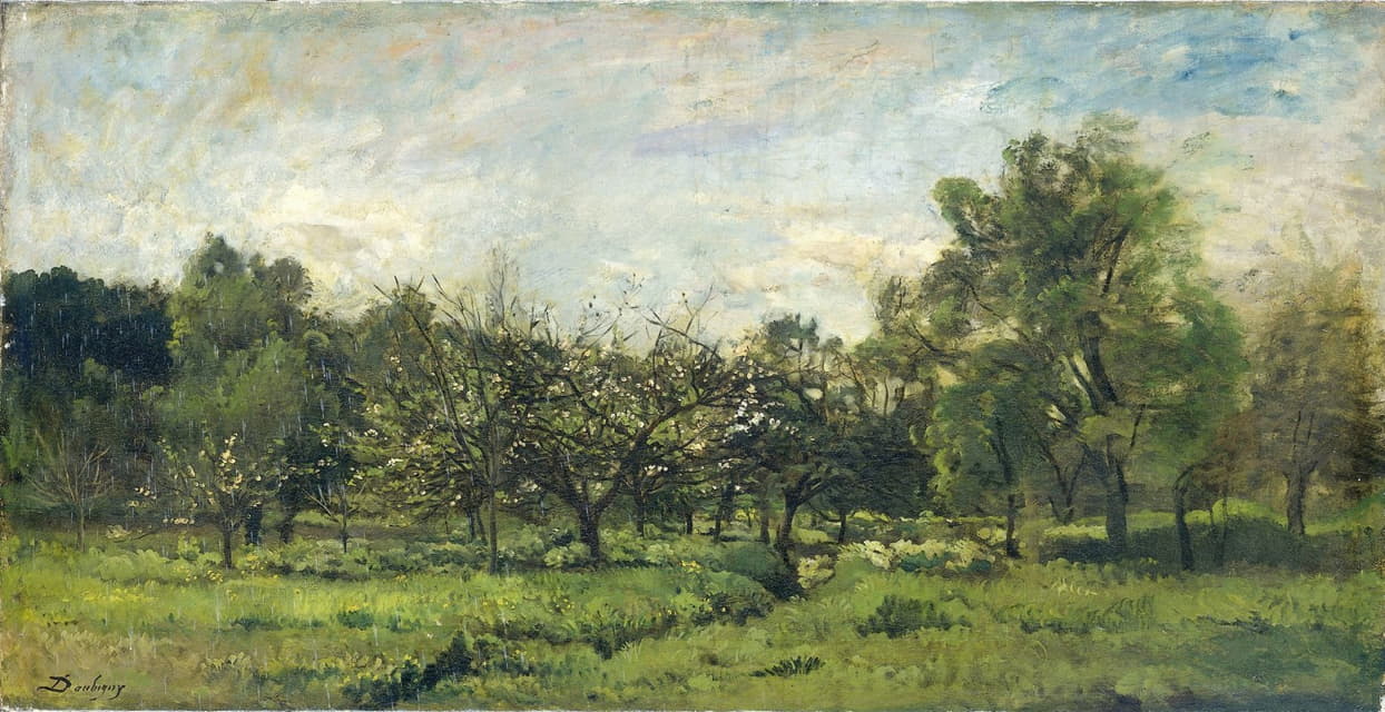 Charles François Daubigny - Orchard