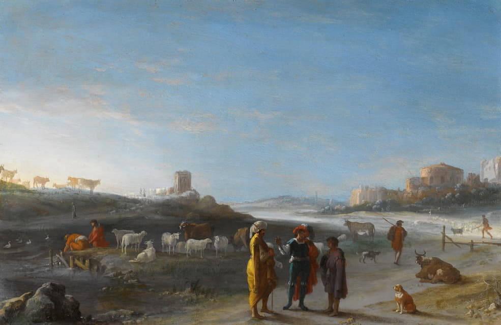《旧约》中一幅意大利风景画，主题不明