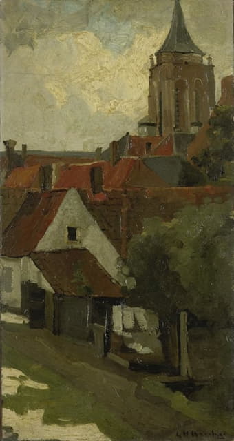 George Hendrik Breitner - The Tower of Gorkum