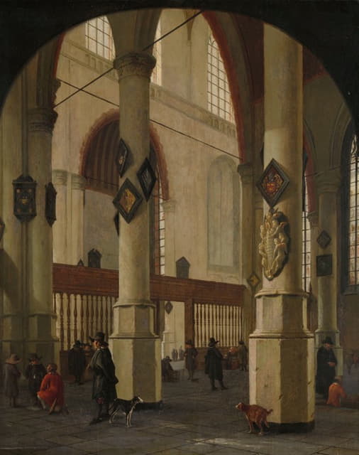 Hendrick Cornelisz. van Vliet - View of the Oude Kerk in Delft