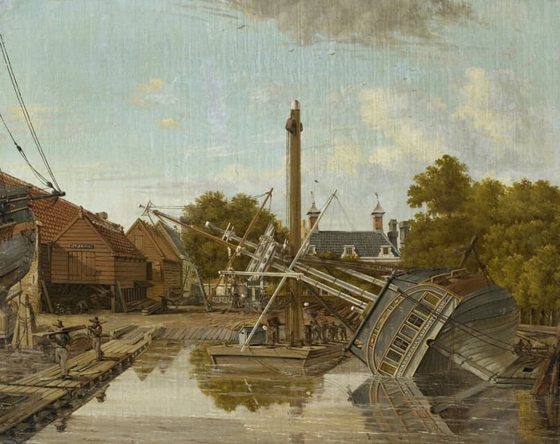 阿姆斯特丹Bickers Eiland的St Jago造船厂