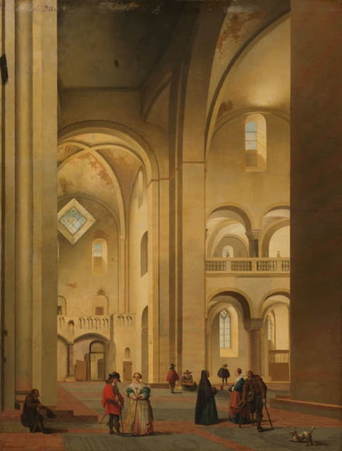 Pieter Jansz Saenredam - The Transept of the Mariakerk in Utrecht, seen from the Northeast